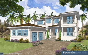 Snell Isle Custom Home rendering