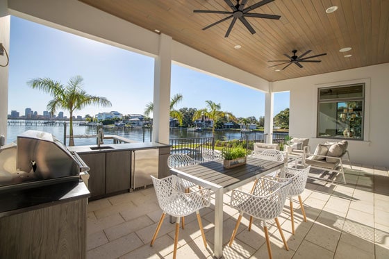 Outdoor Living Snell Isle Luxxury Waterfront Home
