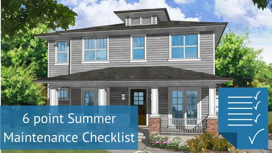 6 point Summer Maintenance Checklist